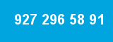 927 296 58 91 927 296 58 91